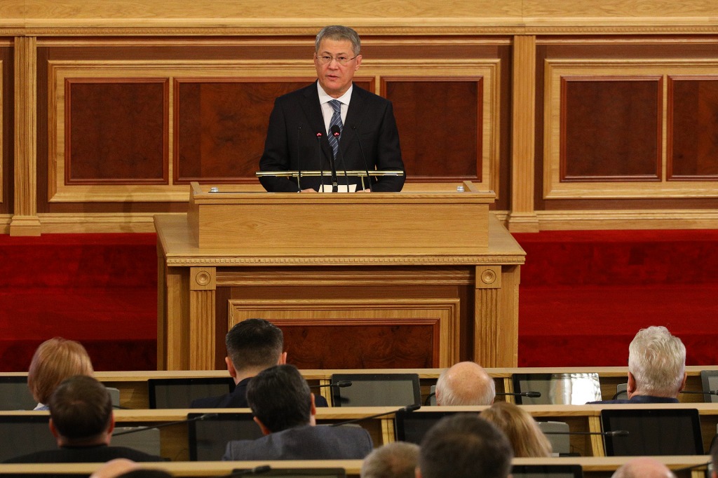 В послании Хабиров благодарил правительство и давал юбилейные обещания
