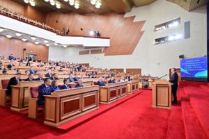 В послании Хабиров благодарил правительство и давал юбилейные обещания