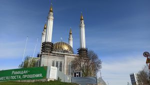 Территория у мечети «Ар-Рахим» в Уфе облагорожена