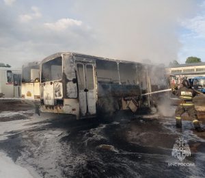 Нижегородская область, Выкса, пожар