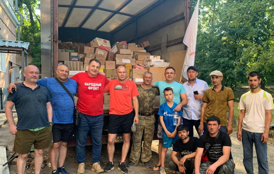 Еще 10 тонн гуманитарной помощи Донбассу отправили из Нижнего Новгорода