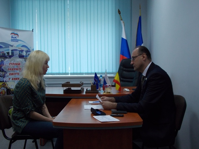 Депутат Михайлов провел прием граждан