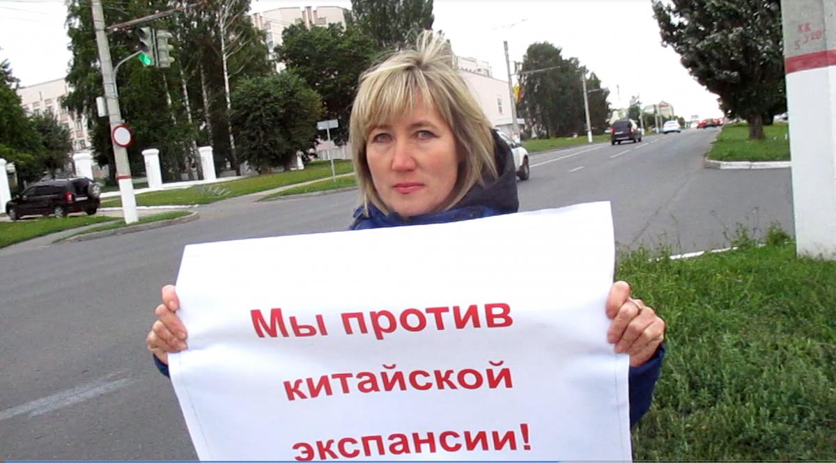 Одиночный пикет жителей Чебоксарского района