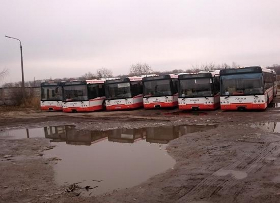 Автобусы-«гармошки» до сих пор «неходячие». Фото «Коза пресс»