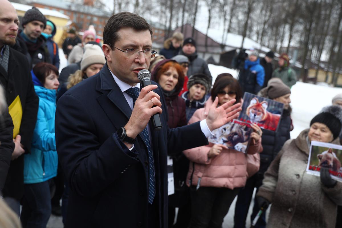 Глеб Никитин уверяет нижегородцев, что всё под контролем Фото экоцентра «Дронт»